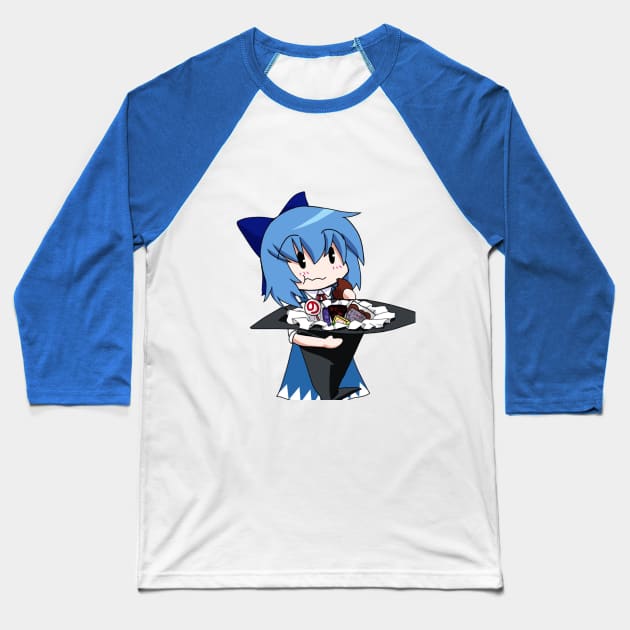 Cirno's Goody Hat Baseball T-Shirt by MemeShark